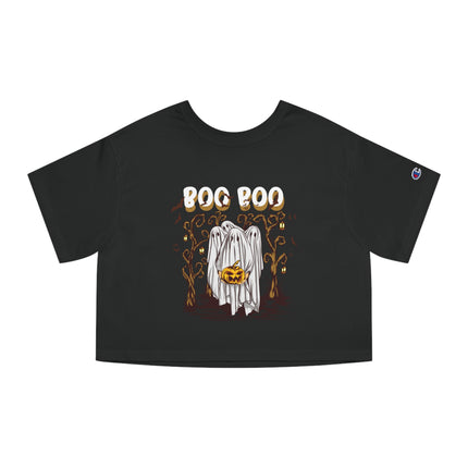 Halloween themed Champion Women's Heritage Cropper T-Shirt