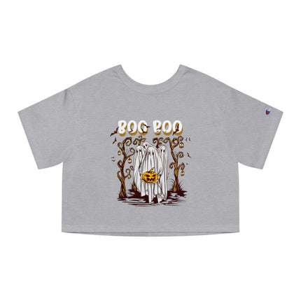 Halloween themed Champion Women's Heritage Cropper T-Shirt