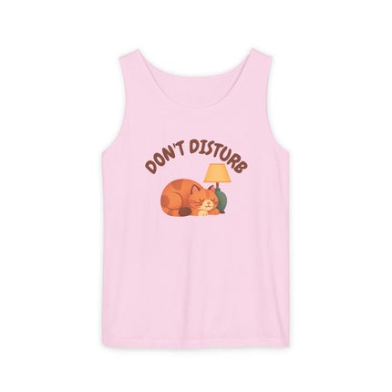 Don't Disturb Tank Top — Relaxed Garment-Dyed Casual Tank