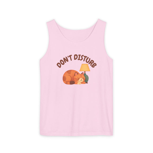 Don't Disturb Tank Top — Relaxed Garment-Dyed Casual Tank