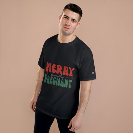 Champion-T-Shirt mit Weihnachtsmotiv