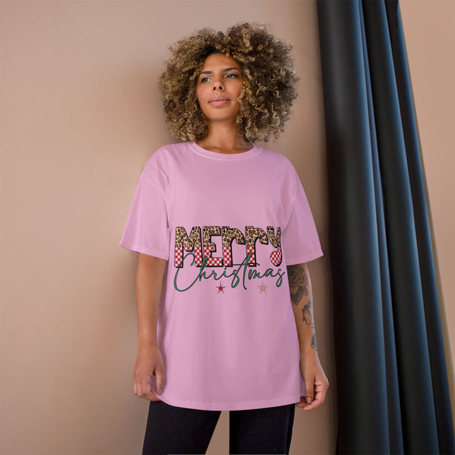Champion-T-Shirt mit Weihnachtsmotiv