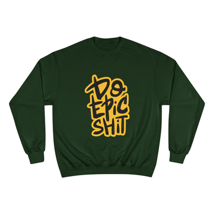 Champion-Sweatshirt mit Typografie-Motiv