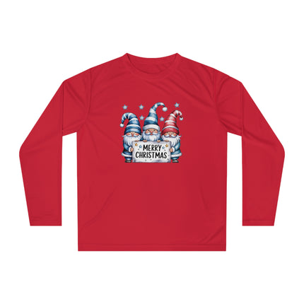 Christmas themed Unisex Performance Long Sleeve Shirt