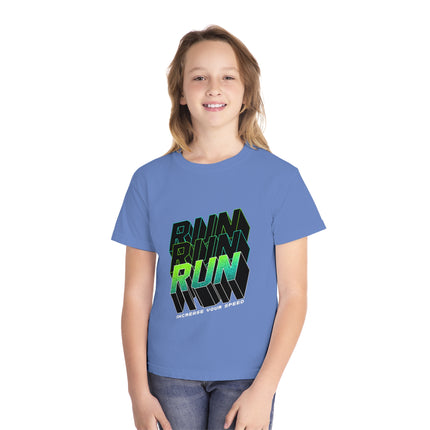 Typography themed Youth Midweight Tee