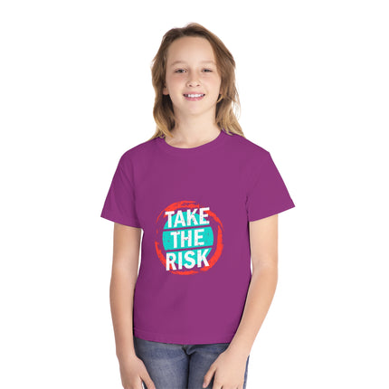 Typography themed Youth Midweight Tee