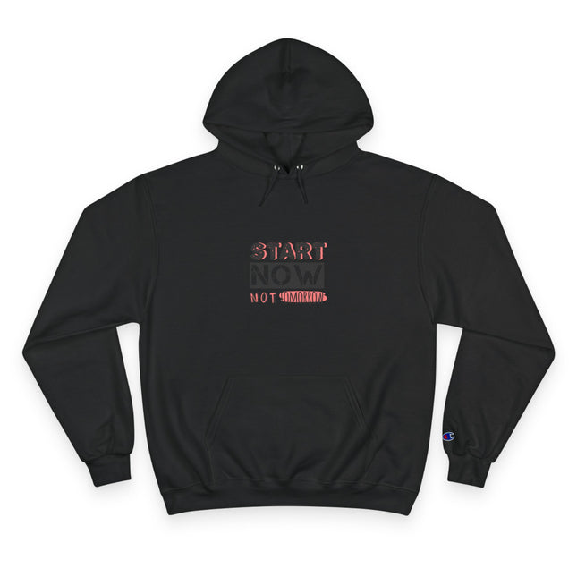 Typography themed Champion Hoodie