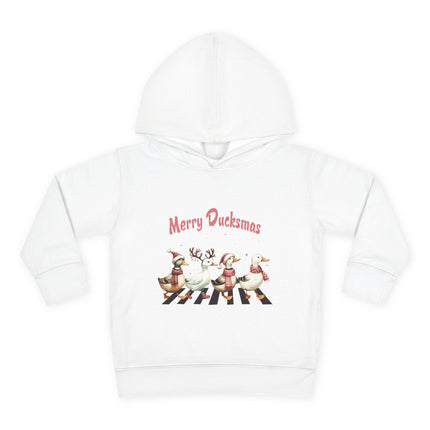 Christmas themed Toddler Pullover Fleece Hoodie