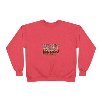 Christmas themed Unisex EcoSmart Crewneck Sweatshirt