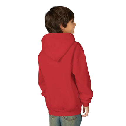 Christmas themed Youth Heavy Blend Hooded Sweatshirt