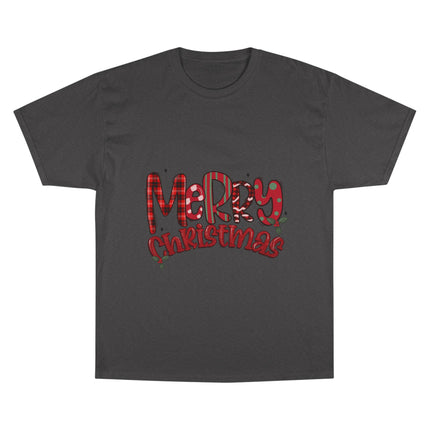 Champion-T-Shirt mit Weihnachtsmotiv