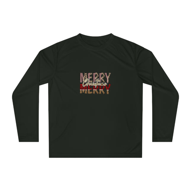 Christmas themed Unisex Performance Long Sleeve Shirt