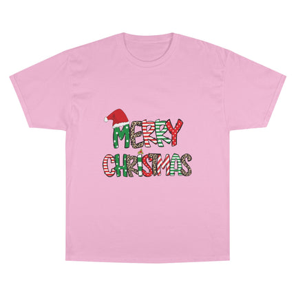 Champion-T-Shirt mit Weihnachtsmotiv