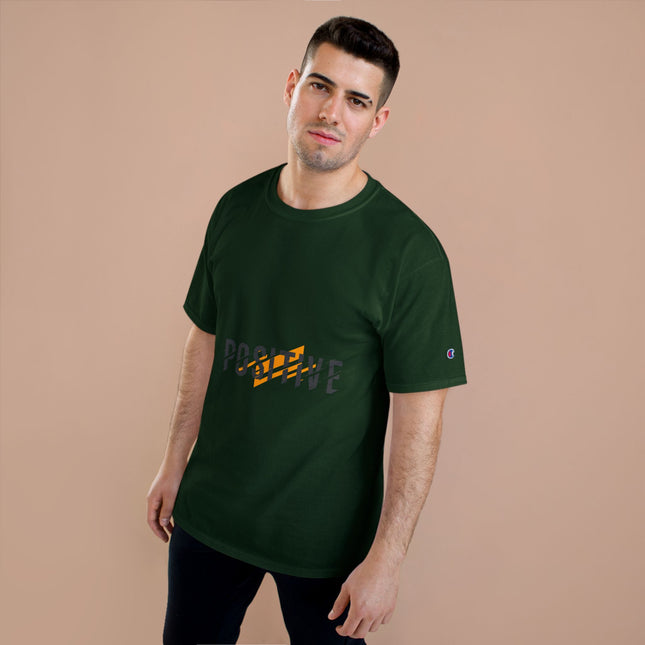 Champion-T-Shirt mit Typografie-Motiv