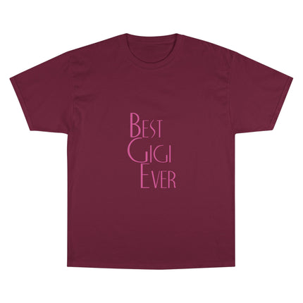 Champion-T-Shirt mit Typografie-Motiv