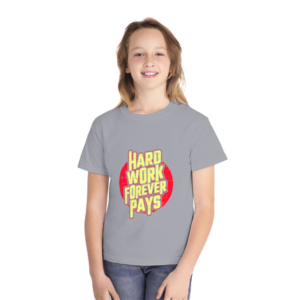 Typography themed Youth Midweight Tee