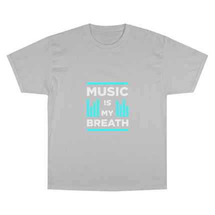 Champion-T-Shirt mit Typografie-Motiv