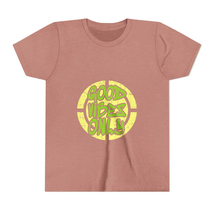 Kurzärmeliges Jugend-T-Shirt mit Typografie-Motiv