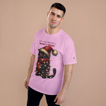 Champion-T-Shirt mit Weihnachtsmotiv