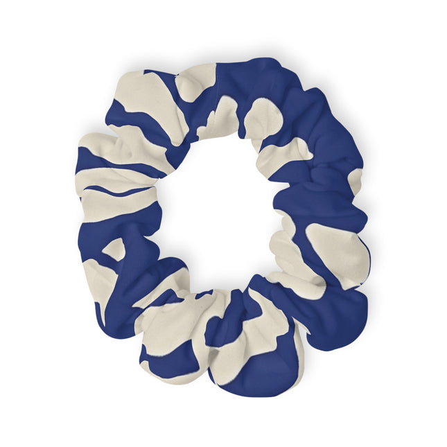 Cute Blue Pattern design themed Scrunchie