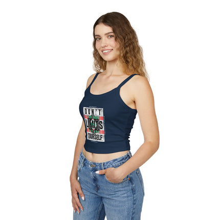 Typografie Themen Damen Spaghetti Strap Tank Top 
