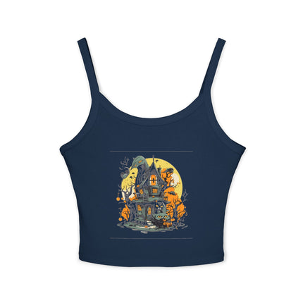 Halloween-Themen Damen Spaghetti Strap Tank Top 
