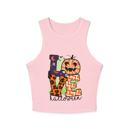 Halloween themed Women's Micro Rib Racer Tank Top