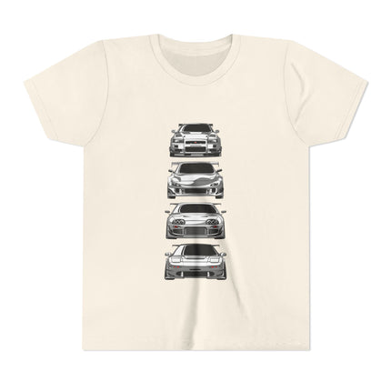 Car Enthusiast themed Youth Short Sleeve Tee