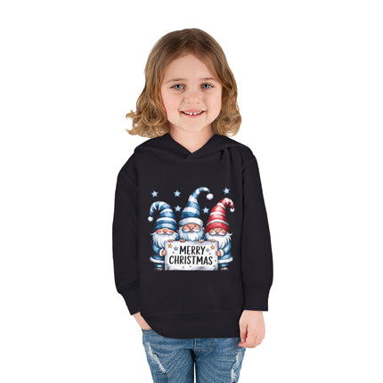 Christmas themed Toddler Pullover Fleece Hoodie