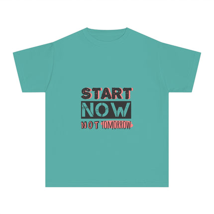 Typography themed Youth Midweight Tee