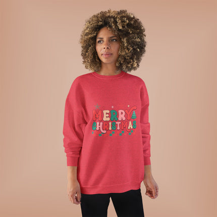 Christmas themed Unisex EcoSmart Crewneck Sweatshirt