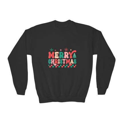 Christmas themed Youth Crewneck Sweatshirt
