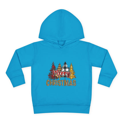 Christmas themed Toddler Pullover Fleece Hoodie