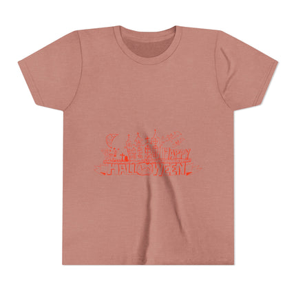 Halloween-Kurzarm-T-Shirt für Jugendliche