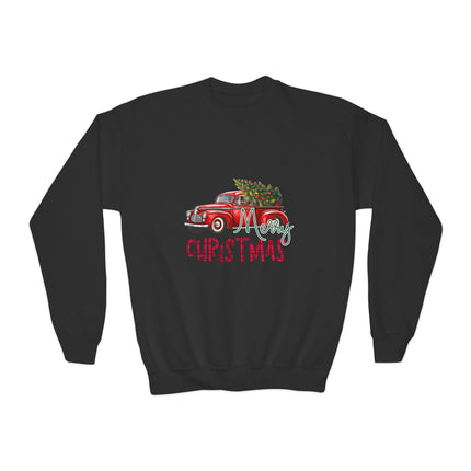 Christmas themed Youth Crewneck Sweatshirt