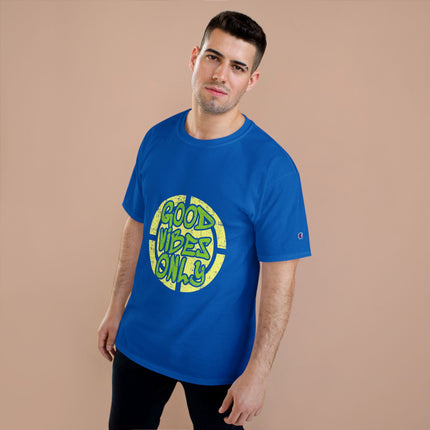 Champion-T-Shirt mit Typografie-Motiv