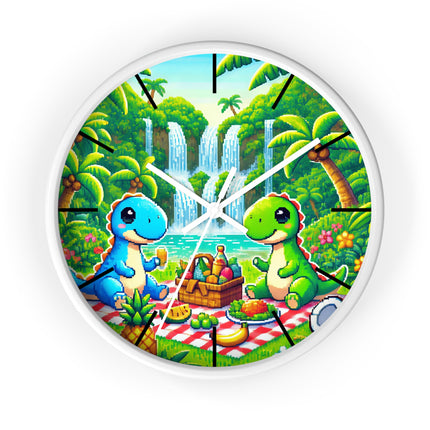 Cute 2 Dino design themed Wall Clock