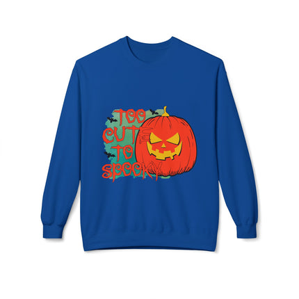 Halloween-Themen-Unisex-Midweight-Softstyle-Fleece-Crewneck-Sweatshirt
