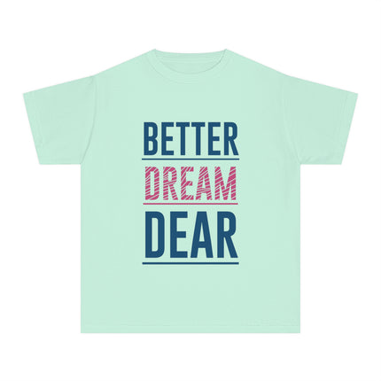 Typography themed Youth Midweight Tee
