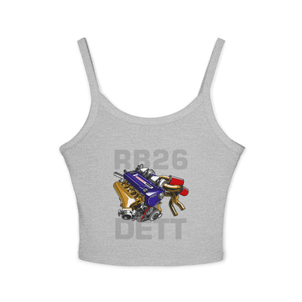 Auto-Enthusiasten Themen Damen Spaghetti Strap Tank Top 