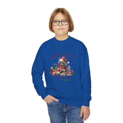Christmas themed Youth Crewneck Sweatshirt
