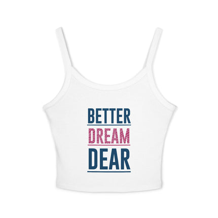 Typografie Themen Damen Spaghetti Strap Tank Top 