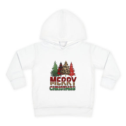 Christmas themed Toddler Pullover Fleece Hoodie