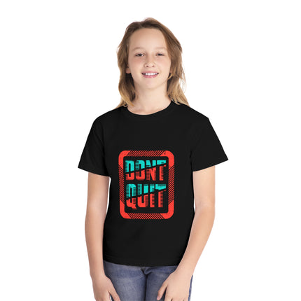 Typography themed Youth Midweight Tee