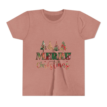 Christmas themed Youth Short Sleeve Tee