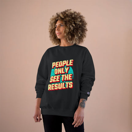 Champion-Sweatshirt mit Typografie-Motiv