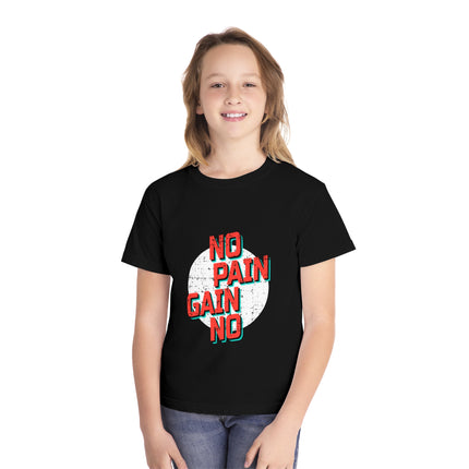 Typography themed Youth Midweight Tee