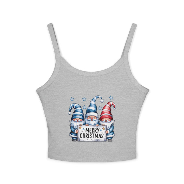 Weihnachtsmotiv Damen Spaghettiträger Tank Top 