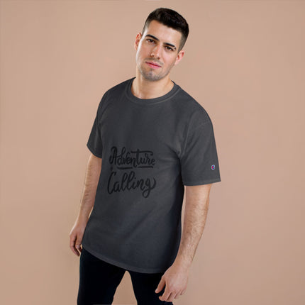 Champion-T-Shirt mit Typografie-Motiv