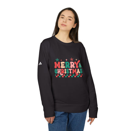 Christmas themed Adidas Unisex Fleece Crewneck Sweatshirt